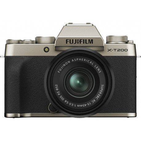 Fujifilm X-T200 + 15-45mm Kit, zeltīts