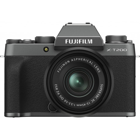 Fujifilm X-T200 + 15-45mm Kit, dark silver
