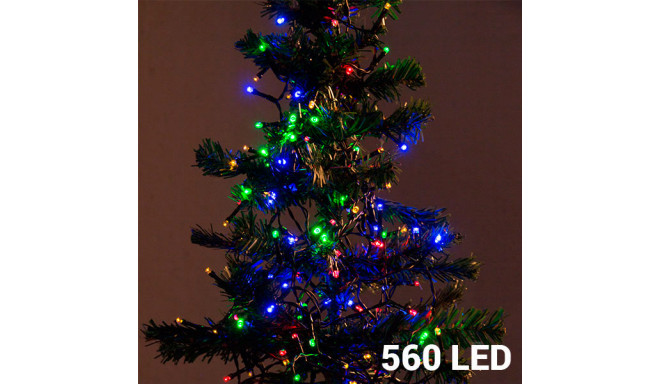 Multicoloured Christmas Lights (560 LED)