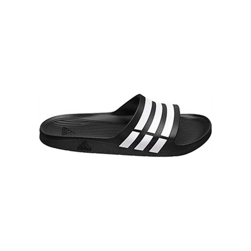 Men s Flip Flops Adidas Duramo Slide Uk size White Black Flip flops Photopoint.lv