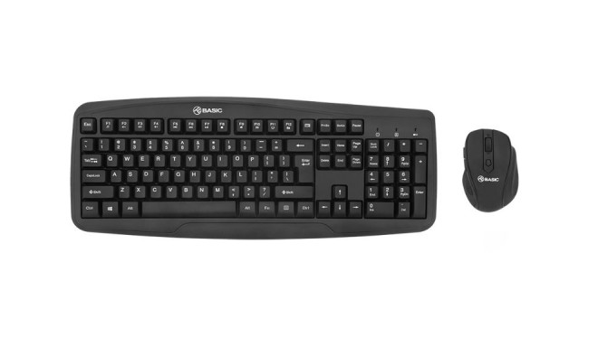 Tellur Basic Wireless Keyboard and Mouse Kit Black