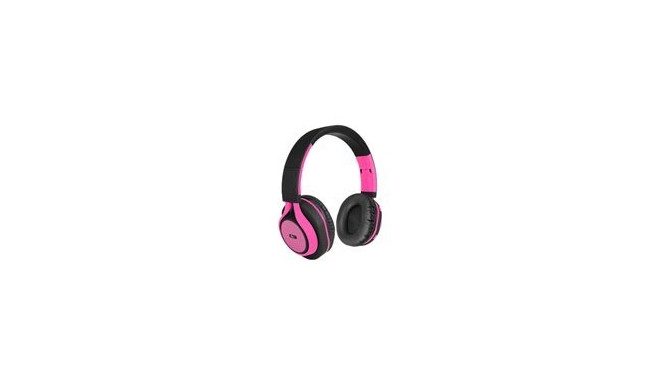ART juhtmevabad kõrvaklapid + mikrofon AP-B04, must/roosa
