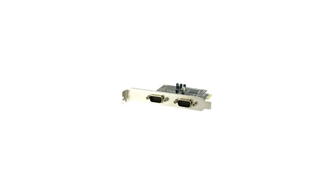 4WORLD 05335 4World Controller PCI-E to Serial Port RS-232 x2