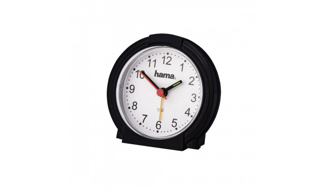 Hama alarm clock Classic, black