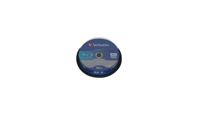 VERBATIM 10x BD-R 25GB 6x Spindel