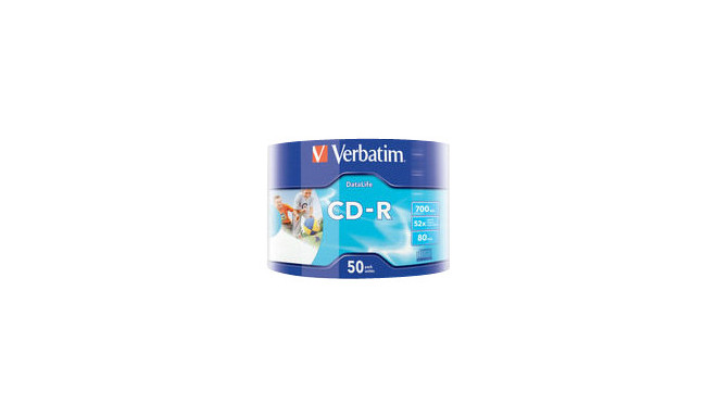 Verbatim CD-R 700MB 52x 50tk tornis (43794)