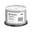 VERBATIM 43745 CD-R Verbatim [ 50pcs, 700MB, 52x, spindle | WHITE WIDE PRINTABLE SURFACE ]