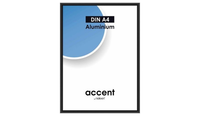 Nielsen Photo Frame 52126 Accent Frosted Black 21x29.7 cm