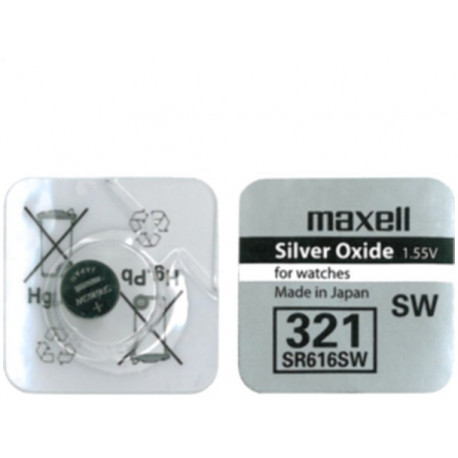 Maxell baterija SR616SW/321 1,55V