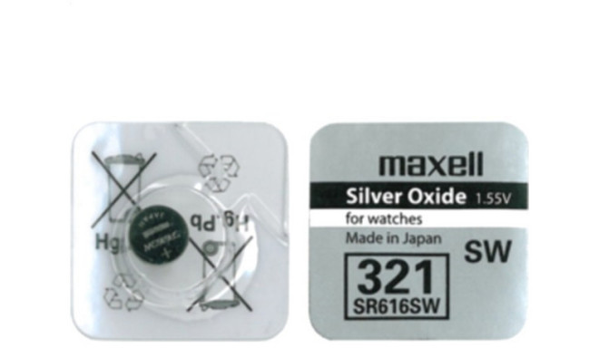 Maxell батарейка SR616SW/321 1,55V