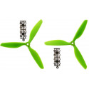 2 propellers set (3-blade) (CW+CCW) 9x4.5 – green