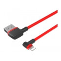 UNITEK C4047RD Unitek L-Shape USB - Lightning Cable, 1.0m, red; C4047RD