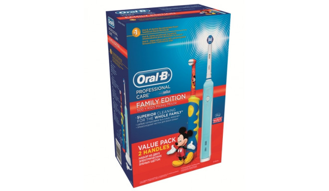 Braun Oral-B Family Edition 500+ Kids Mickey Mouse