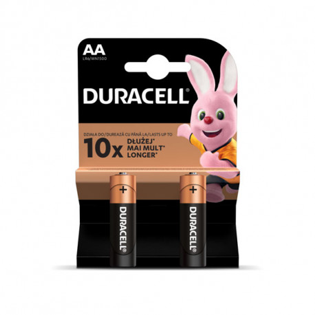 Patarei Duracell Turbo AA LR6 2 tk.