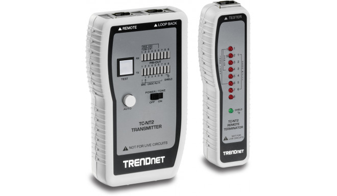 Network Cable Tester (TP & Coax) with tone generat