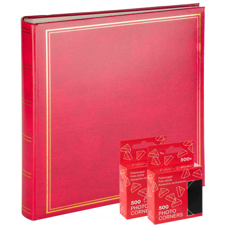 Album B100PG Classic Cream, punane + fotonurgad 2x500tk