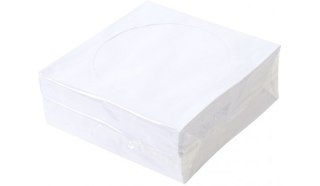 Omega CD envelope with window 100pcs (56862)