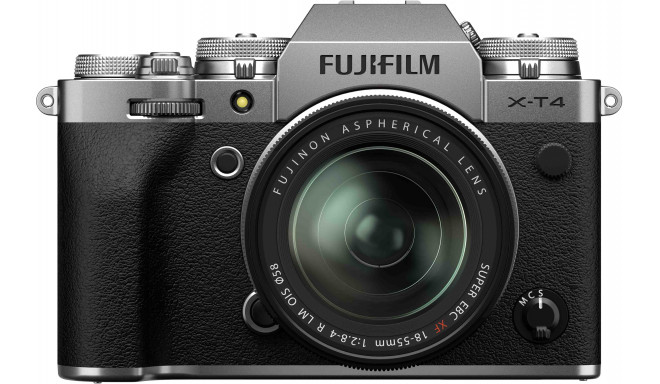 Fujifilm X-T4 + 18-55mm, silver - Mirrorless cameras - Photopoint