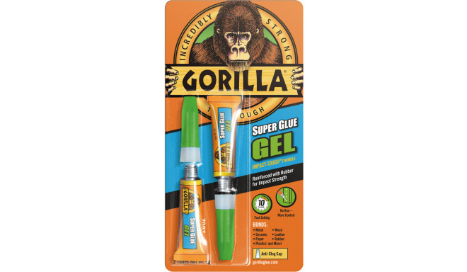 Gorilla līme "Superglue Gel"  2 × 3 g