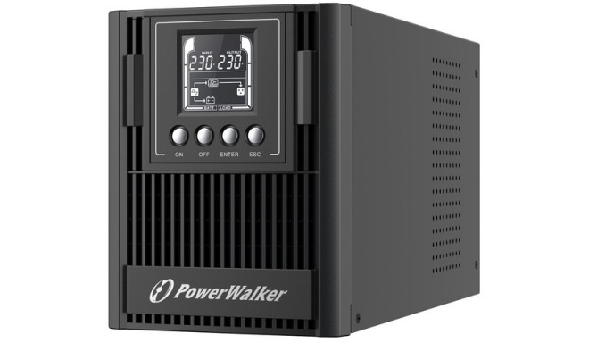 UPS POWERWALKER VFI 1000 AT FR ON-LINE 1000VA 3X FRENCH OUTLETS USB-B RS-232 LCD TOWER EPO