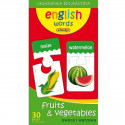 Educational Set of Fruits and Vegetables English
