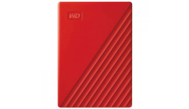 Western Digital external HDD My Passport 4TB, red