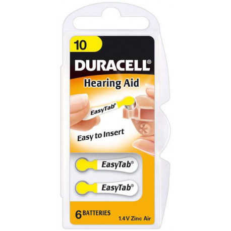 Duracell patarei A10 Activair/6B