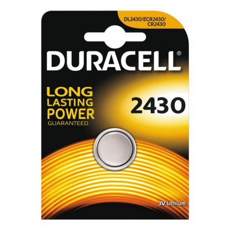 Duracell батарейка CR2430/DL2430 3V/1B