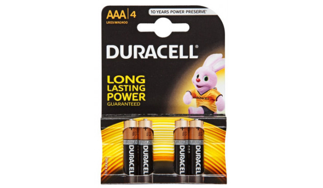Duracell patarei LR03/AAA/MN2400 Basic 4B