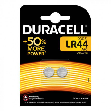 Duracell baterija LR44/A76 1,5V/2B