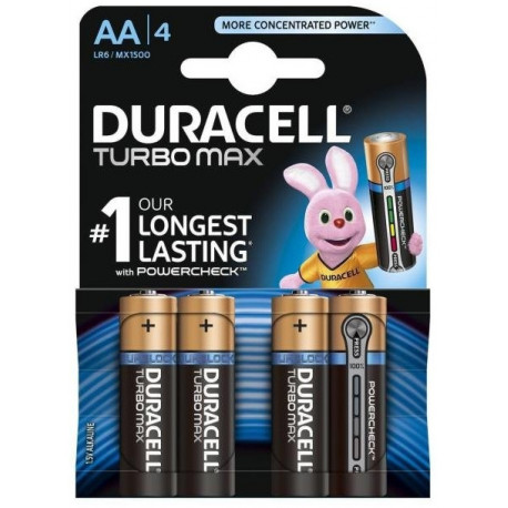 Duracell baterija LR6/AA/MX1500 Turbo/4B