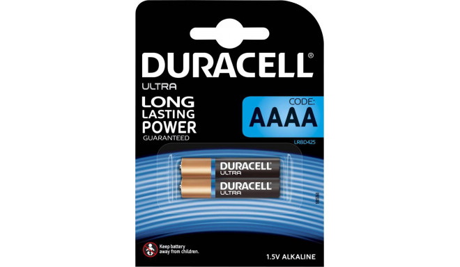 Duracell батарейка LR61/AAAA Ultra 1,5V2B