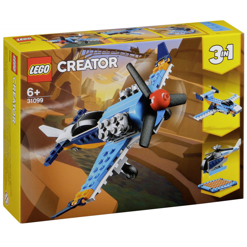 lego creator propeller plane 31099