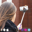 Bluetooth Selfie Stick for Mobile Phones (Black)