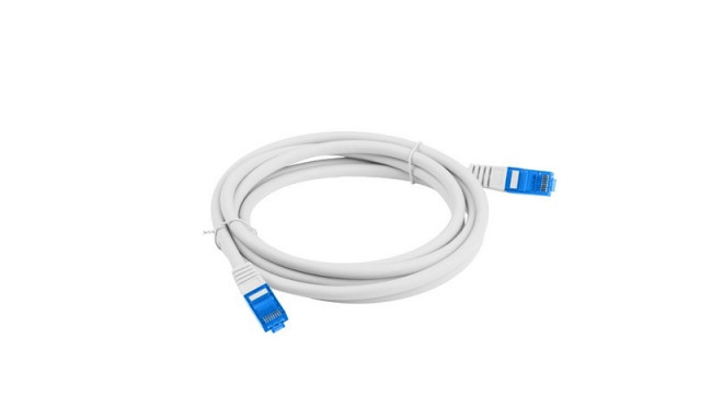 Patchcord kat.6a S/FTP CCA 5.0m szary