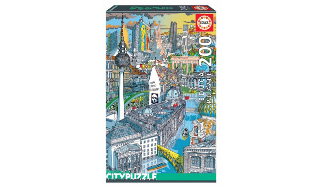 EDUCA CityPuzzle 200 Ele mets Berlin