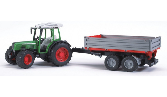 Bruder toy tractor with caravan (209S)