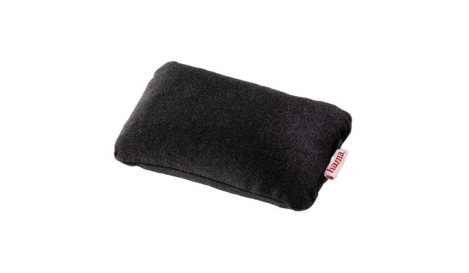 Randmetugi hiirele Hama "Mouse" Wrist Rest ,must, masseeriv, tekstiilkattega, 134x9x96mm