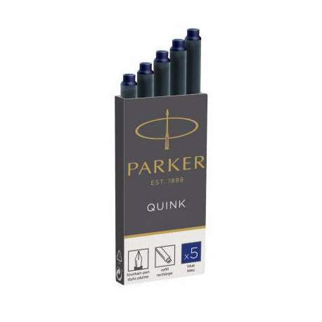 Tindiballoon PARKER Qu, 5tk./pk, sinine sulepeale
