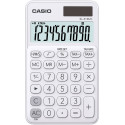 Taskukalkulaator Casio SL-310UC White/valge - 10 kohaline, tava- ja päikesepatarei, 50gr, 8x70x118mm