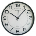 Unilux wall clock Magnet 30,5cm, metal grey