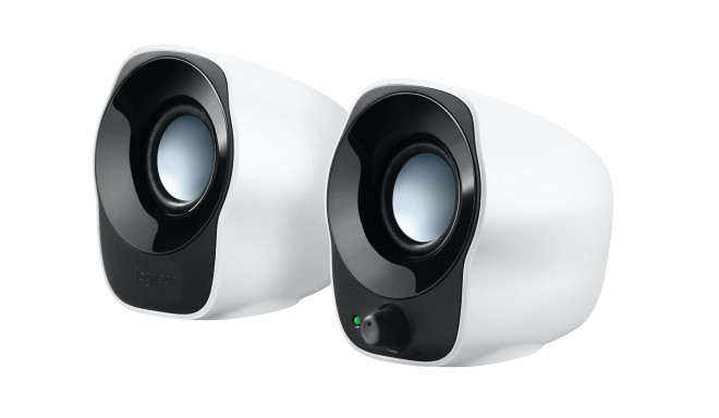 Kõlarid Logitech Stereo Speakers Z120 portable USB 1,2W total RMS white/black (valge/must)