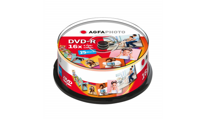AgfaPhoto DVD-R 4,7GB 16x tornis 25tk