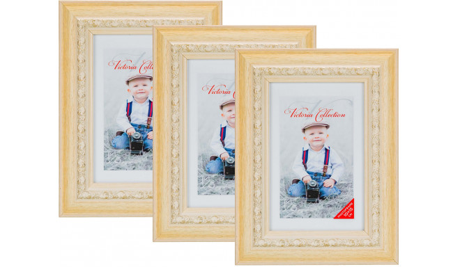 Photo frame Seoul 10x15, beige 3pcs (1303539)