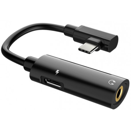 Hoco adapter USB-C - 3.5mm (LS19BK)
