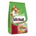 Kassitoit KITEKAT kuiv loomaliha ja köögiviljadega, 1,8 kg