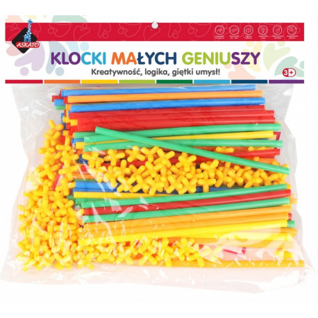 Askato mänguklotsid Straw blocks 200tk