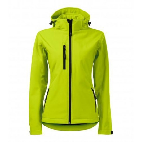 Adler naiste softshell kapuutsiga 521 laim M