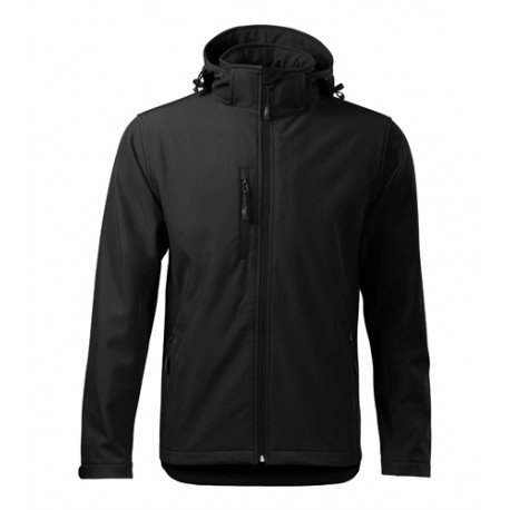 Adler meeste softshell kapuutsiga 522 must 3XL