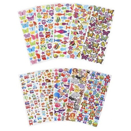 Lekolar kleepsukomplekt 535tk, assortii
